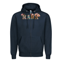 Navy Western Floral Mama Zipper Hoodie - LillyAllenDesigns