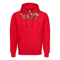 Red Western Floral Mama Zipper Hoodie - LillyAllenDesigns
