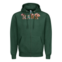 Sports Green Western Floral Mama Zipper Hoodie - LillyAllenDesigns