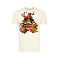 Vintage Arctic christmas coffee afro gnome Vintage Tee - FaDigitalArtStudio