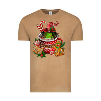 Vintage Camel christmas coffee afro gnome Vintage Tee - FaDigitalArtStudio