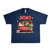 Navy valentine's day truck farm animals cupid xoxo Urban Heavy Tee - FaDigitalArtStudio