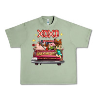 Oil Green valentine's day truck farm animals cupid xoxo Urban Heavy Tee - FaDigitalArtStudio