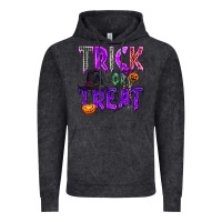 Vintage Black Trick or Treat Vintage Hoodie - texasbilliewilder