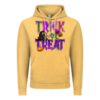 Vintage Mustard Trick or Treat Vintage Hoodie - texasbilliewilder