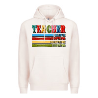 Pale Pink teacher Premium Hoodie - Artiststas
