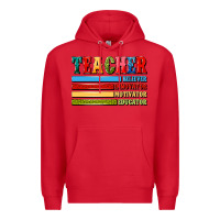 Red teacher Premium Hoodie - Artiststas