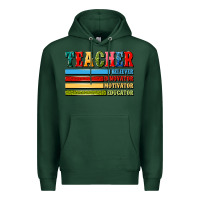 Sports Green teacher Premium Hoodie - Artiststas