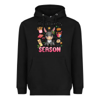 Black its officially season Heavyweight Hoodie - MaliasSmallBusiness