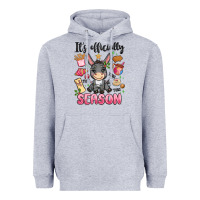 Heather Grey its officially season Heavyweight Hoodie - MaliasSmallBusiness