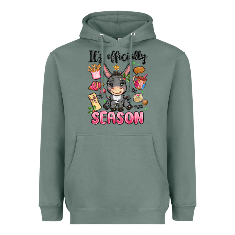 Its Officially Season Heavyweight Hoodie by MaliasSmallBusiness | Teevron