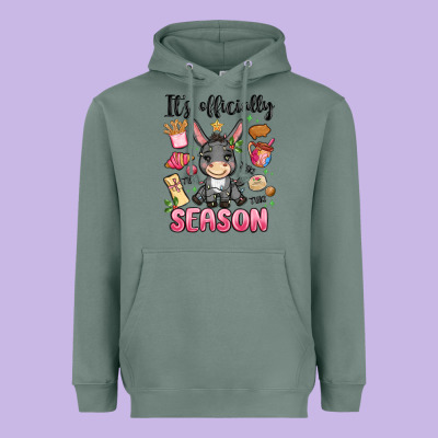 Its Officially Season Heavyweight Hoodie Designed By Maliassmallbusiness