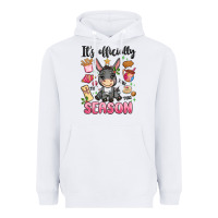 White its officially season Heavyweight Hoodie - MaliasSmallBusiness
