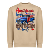 Mushroom American heart southern soul truck Heavyweight Sweatshirt - Neo Western