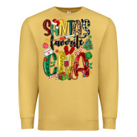 Antique Gold santas favorite cna nurse Premium Sweatshirt - MaliasSmallBusiness