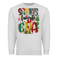 Dove Grey santas favorite cna nurse Premium Sweatshirt - MaliasSmallBusiness