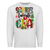 Oatmeal Heather santas favorite cna nurse Premium Sweatshirt - MaliasSmallBusiness
