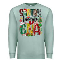 Seafoam santas favorite cna nurse Premium Sweatshirt - MaliasSmallBusiness