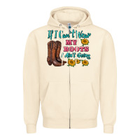 Sandshell if i can't wear my boots i ain't going Zipper Hoodie - BarkalooDesign