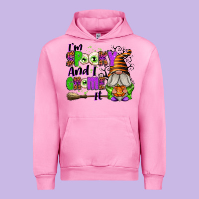 I'm Spooky And I Gnome It Urban Hoodie Designed By Texasbilliewilder