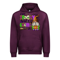 Mauve Wine I'm Spooky and I Gnome It Urban Hoodie - texasbilliewilder