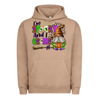 Pigment Burro I'm Spooky and I Gnome It Urban Hoodie - texasbilliewilder
