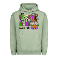 Pigment Oil Green I'm Spooky and I Gnome It Urban Hoodie - texasbilliewilder