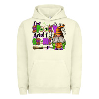 Pigment Pistachio I'm Spooky and I Gnome It Urban Hoodie - texasbilliewilder