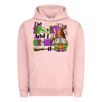 Pigment Salmon I'm Spooky and I Gnome It Urban Hoodie - texasbilliewilder