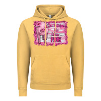 Vintage Mustard in october we wear pink pig Vintage Hoodie - RanaPortraitStore
