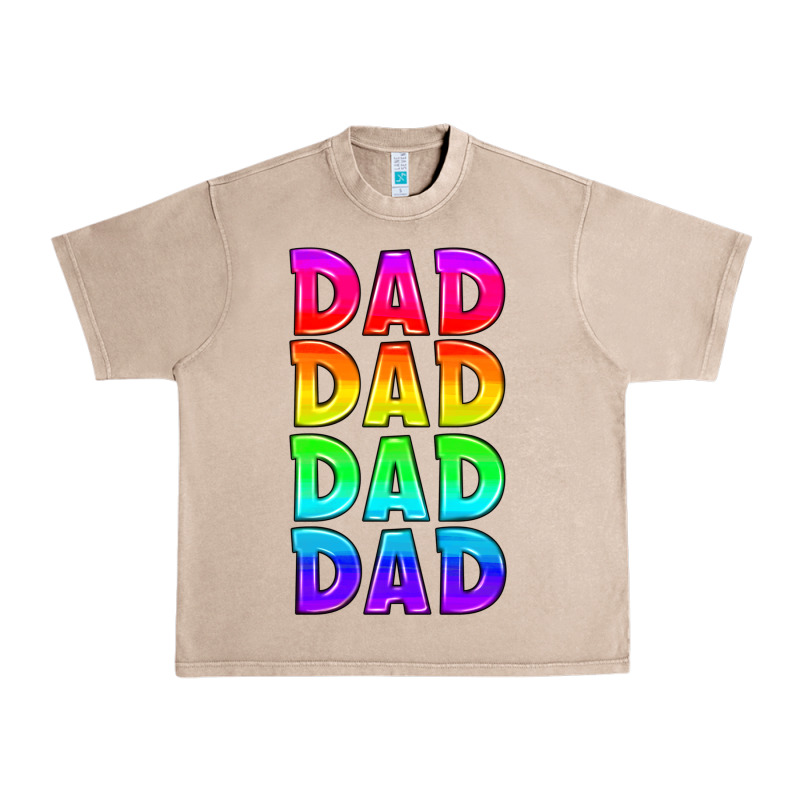Lgbtq Dad Urban Heavy Tee by HRA Design Shop | Teevron