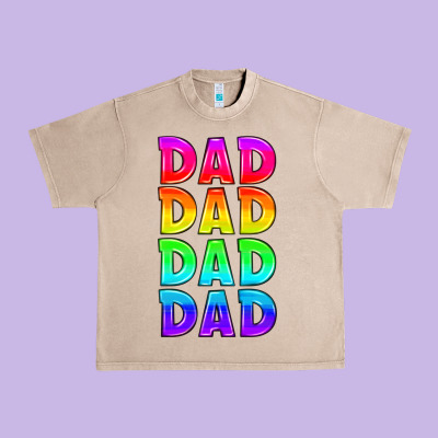 Lgbtq Dad Urban Heavy Tee Designed By Hra Design Shop