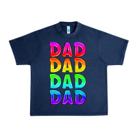 Navy lgbtq dad Urban Heavy Tee - HRA Design Shop