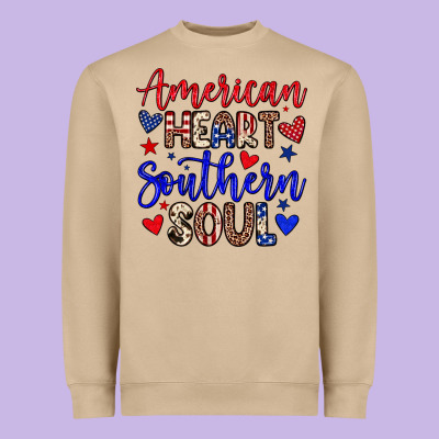 American Heart Southern Soul Heavyweight Sweatshirt Designed By Neo Western