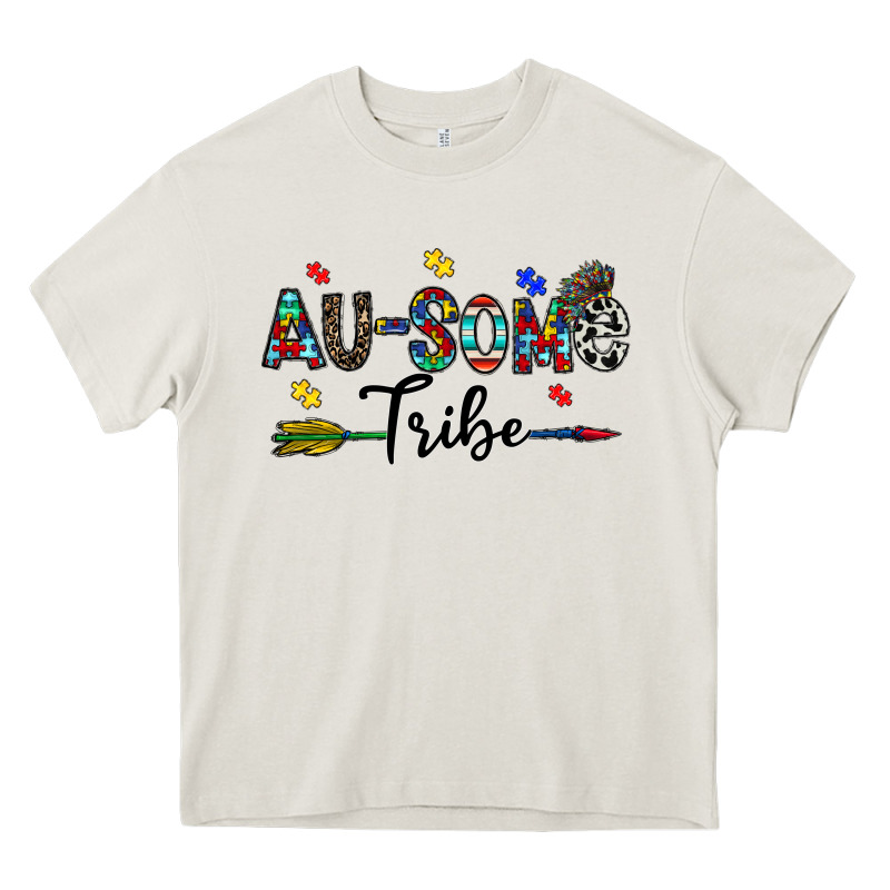 Au Some Tribe Heavy Core Tee by CowhideDigitalArt | Teevron