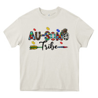 Cream au some tribe Heavy Core Tee - CowhideDigitalArt