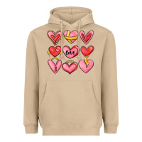 Mushroom sketch hearts Heavyweight Hoodie - MaliasSmallBusiness