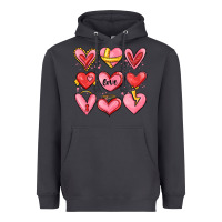 Smoke sketch hearts Heavyweight Hoodie - MaliasSmallBusiness