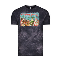 Cloud Black christmas break and tree cakes Vintage Tee - FaDigitalArtStudio