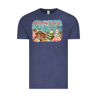 Vintage Denim christmas break and tree cakes Vintage Tee - FaDigitalArtStudio
