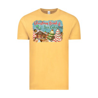 Vintage Mustard christmas break and tree cakes Vintage Tee - FaDigitalArtStudio