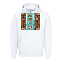 White Western Mama Pink Roses Zipper Hoodie - LillyAllenDesigns