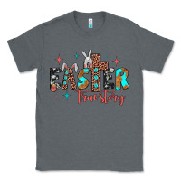 Charcoal Heather easter true story Classic Tee - JahusDesignShop
