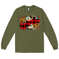 Army Green christmas background Long Sleeve Tee - JahusDesignShop