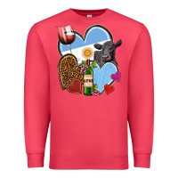 Cardinal Argentina hearts Premium Sweatshirt - NancyCooperArtShop