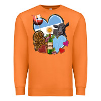 Carrot Argentina hearts Premium Sweatshirt - NancyCooperArtShop