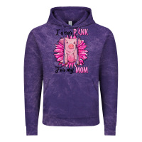 Cloud Purple i wear pink for my mom pig Vintage Hoodie - RanaPortraitStore