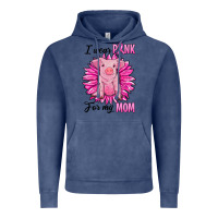 Vintage Denim i wear pink for my mom pig Vintage Hoodie - RanaPortraitStore