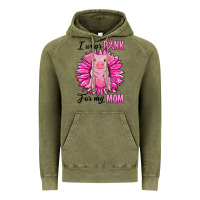 Vintage Olive i wear pink for my mom pig Vintage Hoodie - RanaPortraitStore