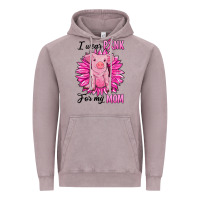 Vintage Zinc i wear pink for my mom pig Vintage Hoodie - RanaPortraitStore